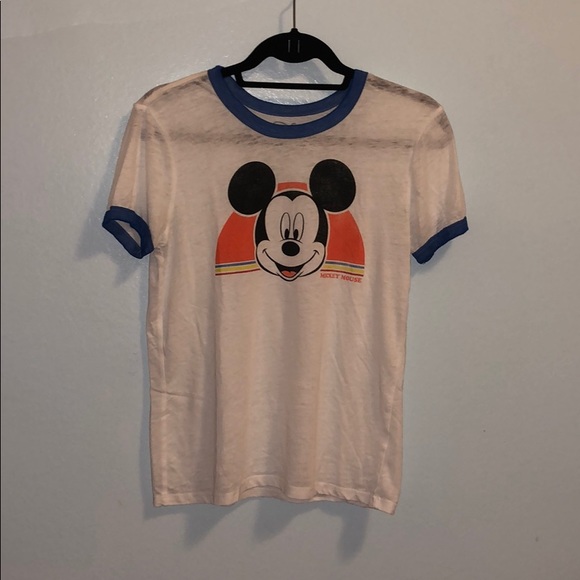 Disney Tops - Disney Mickey Mouse Ringer Tee Disney Tops - Disney Mickey Mouse Ringer Tee